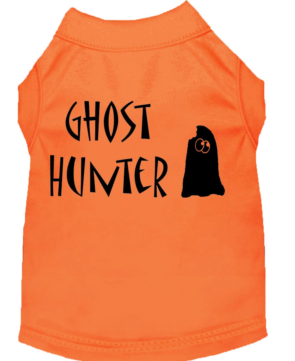 Camiseta de Halloween para perros y gatos con serigrafía "Ghost Hunter"