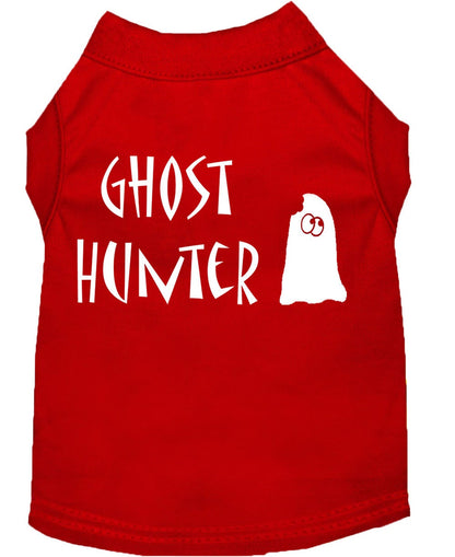 Camiseta de Halloween para perros y gatos con serigrafía "Ghost Hunter"