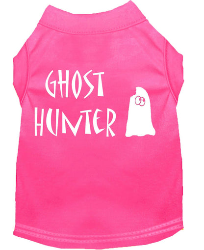 Camiseta de Halloween para perros y gatos con serigrafía "Ghost Hunter"