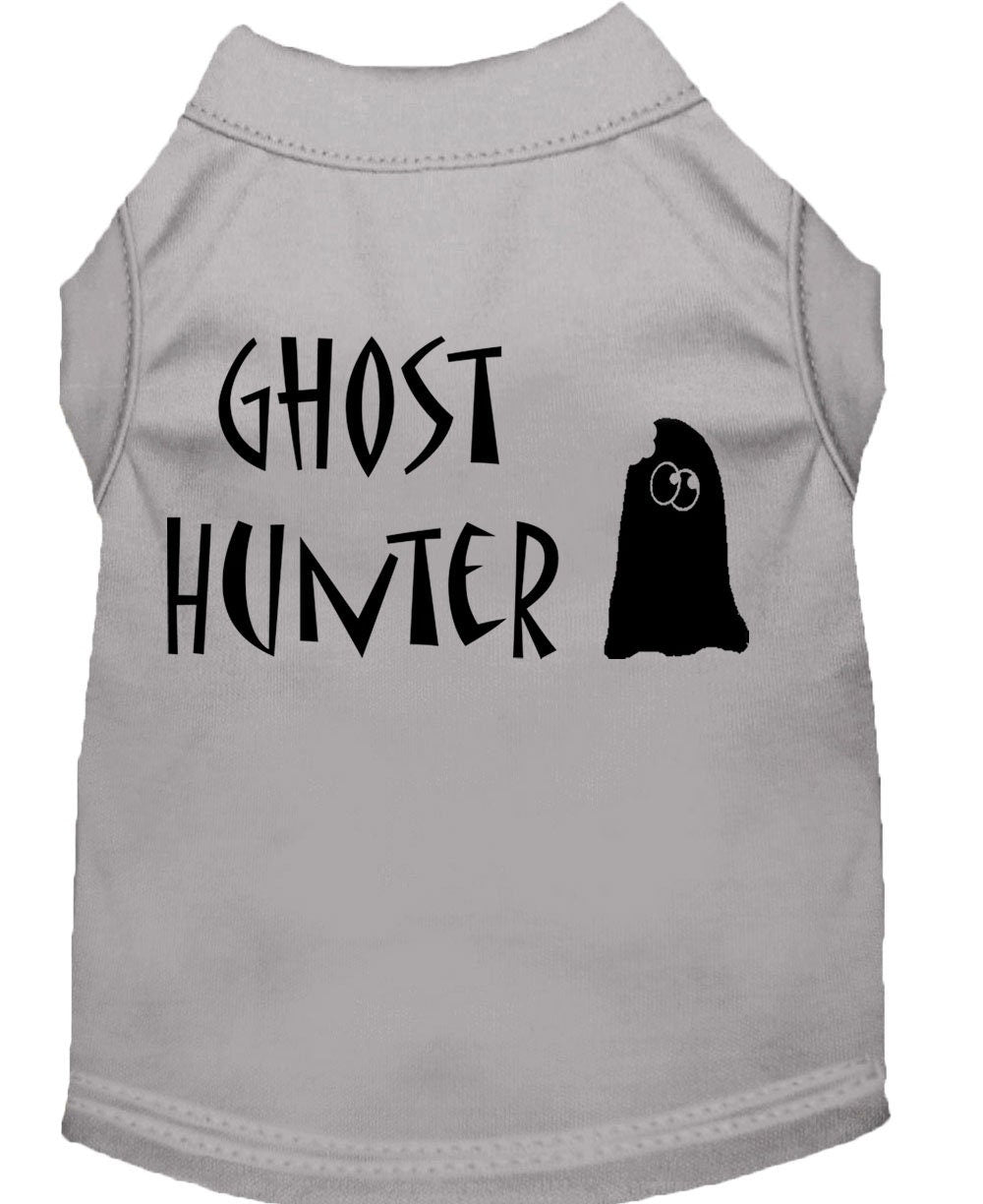 Camiseta de Halloween para perros y gatos con serigrafía "Ghost Hunter"