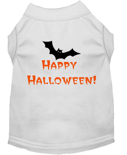 Halloween Pet Dog & Cat Shirt Screen Printed, "Happy Halloween"