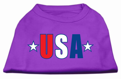 Camiseta para perros y gatos con serigrafía "USA Star"