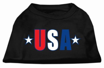 Camiseta para perros y gatos con serigrafía "USA Star"