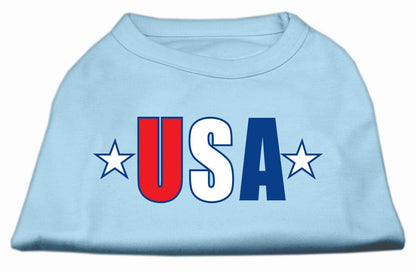 Camiseta para perros y gatos con serigrafía "USA Star"