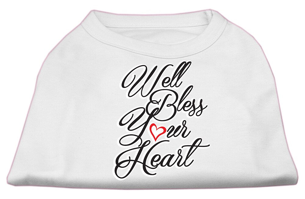 Camiseta para perros y gatos con serigrafía "Well Bless Your Heart"