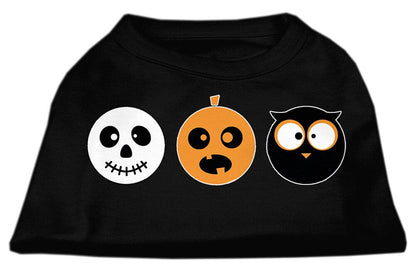 Halloween Pet Dog & Cat Shirt Screen Printed, "The Spook Trio"