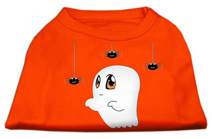 Camiseta de Halloween para perros y gatos con serigrafía "Sammy el fantasma"