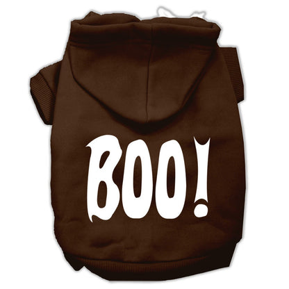 Halloween Pet Hoodie Screen Printed, "Boo"