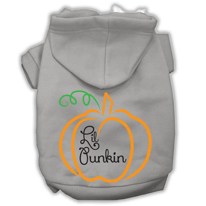 Sudadera con capucha para perro y gato de Halloween serigrafiada, "Lil Punkin"