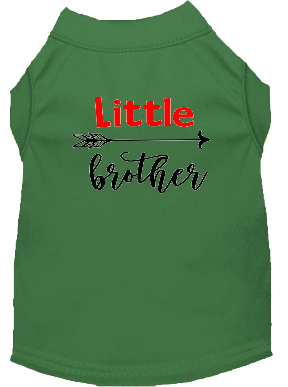 Camiseta para perros y gatos con serigrafía "Little Brother"