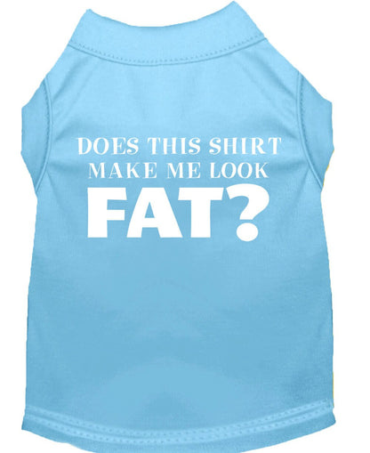 Camiseta para perros y gatos serigrafiada: "¿Esta camiseta me hace ver gorda?"