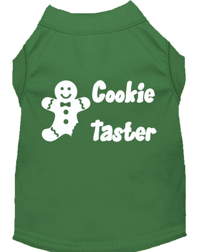 Christmas Pet Dog & Cat Shirt Screen Printed, "Cookie Taster"