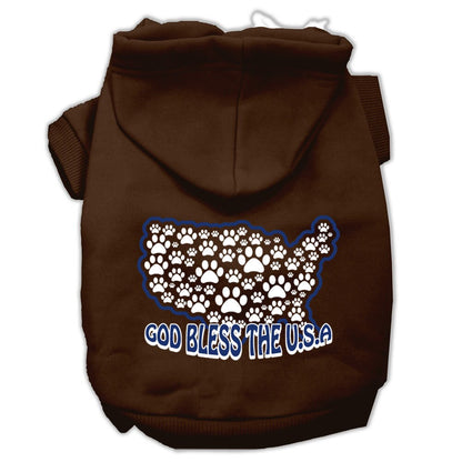 Pet Hoodie "God Bless The USA"