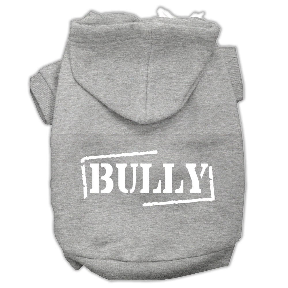 Sudadera con capucha para mascotas, perros y gatos serigrafiada, "Bully"