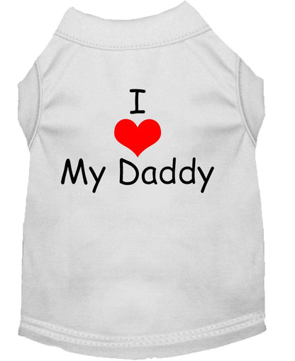Pet Shirt "I Love My Daddy"