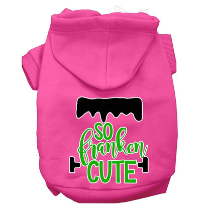 Halloween Pet Hoodie "So Franken Cute"