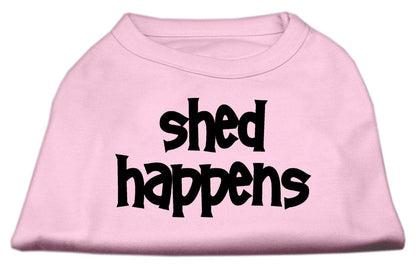 Pet Dog & Cat Shirt Screen Printed, "Shed Happens"