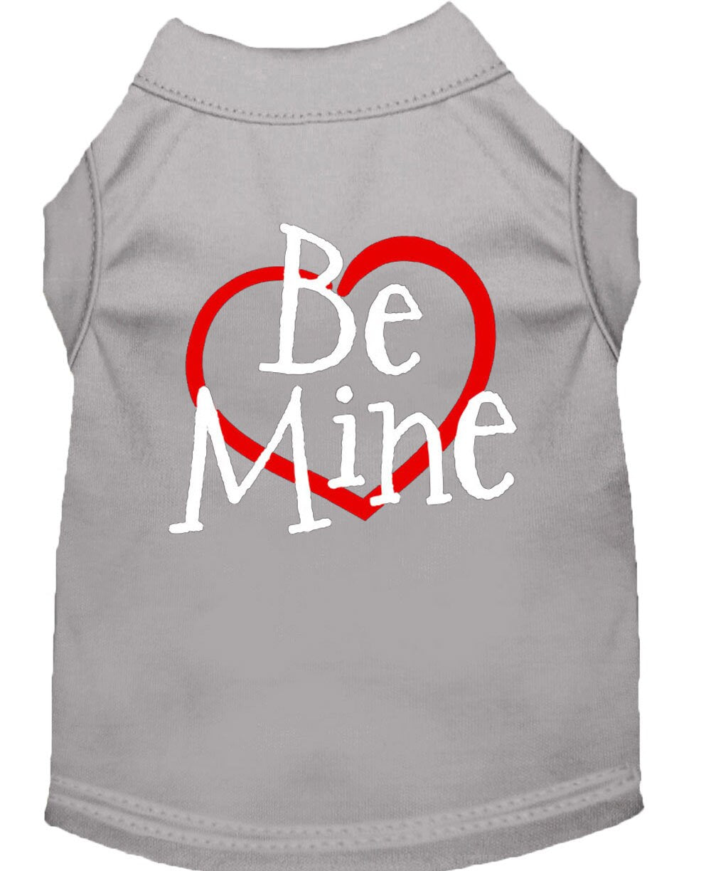 Pet Dog & Cat Shirt Screen Printed, "Be Mine"