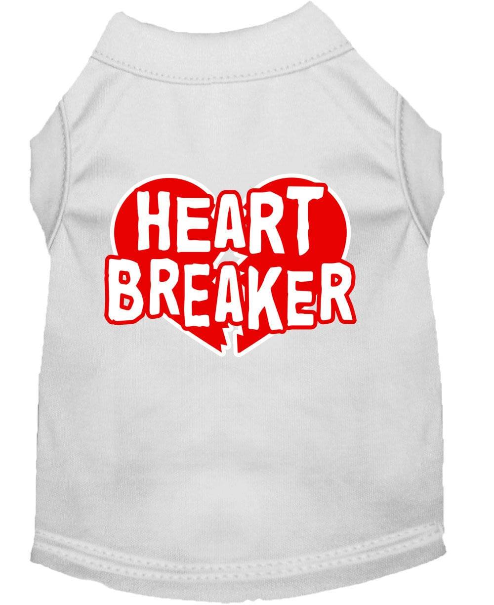 Camiseta para perros y gatos con serigrafía "Heart Breaker"