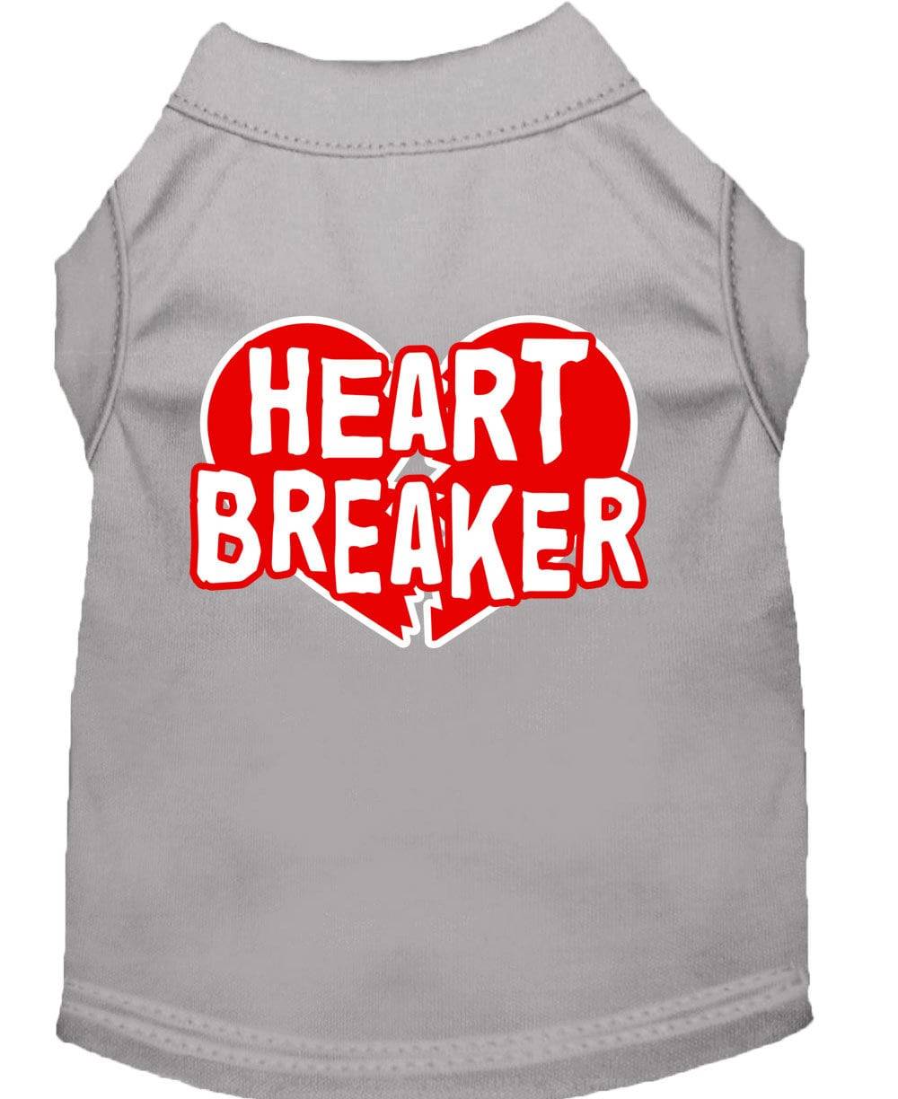 Camiseta para perros y gatos con serigrafía "Heart Breaker"