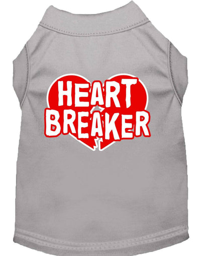 Camiseta para perros y gatos con serigrafía "Heart Breaker"