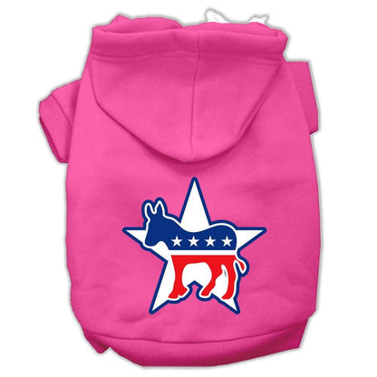 Pet Hoodie Screen Printed, "Democrat"