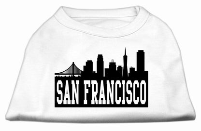 Camiseta para perros y gatos con serigrafía "San Francisco Skyline"