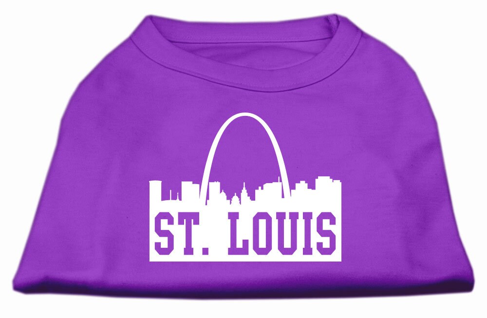 Camiseta para perros y gatos con serigrafía "St. Louis Skyline"