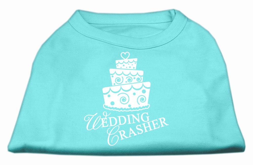 Camiseta para perros y gatos con serigrafía "Wedding Crasher"