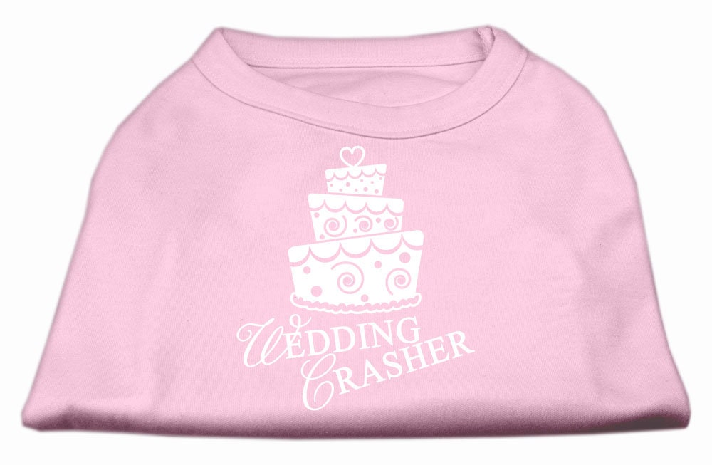 Camiseta para perros y gatos con serigrafía "Wedding Crasher"