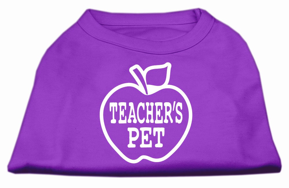 Camiseta para perros y gatos con serigrafía "Teacher's Pet"