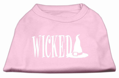 Camiseta para perros y gatos con serigrafía "Wicked"