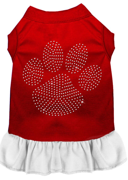 Vestido para perros y gatos con diamantes de imitación, "Clear Paw"