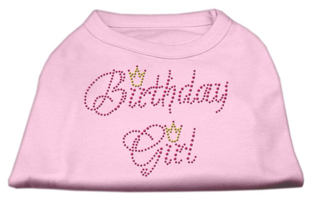 Camiseta para perro y gato con diamantes de imitación, "Cumpleañera"