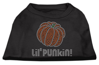 Halloween Pet Dog & Cat Shirt Rhinestone, "Lil Punkin"