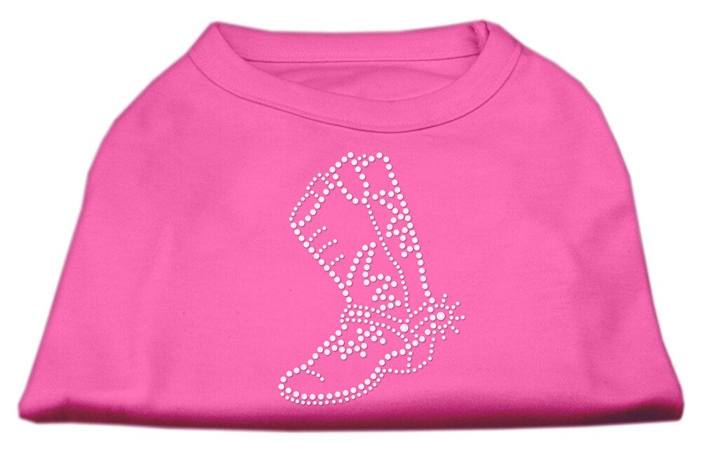 Camiseta para perros y gatos con diamantes de imitación, "Boot"