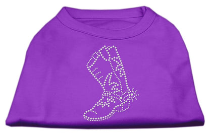 Camiseta para perros y gatos con diamantes de imitación, "Boot"