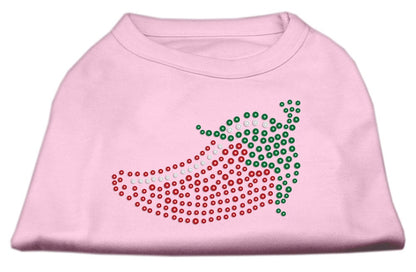 Camiseta para perros y gatos con diamantes de imitación, "Chili Pepper"