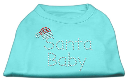 Christmas Pet Dog & Cat Shirt Rhinestone, "Santa Baby"