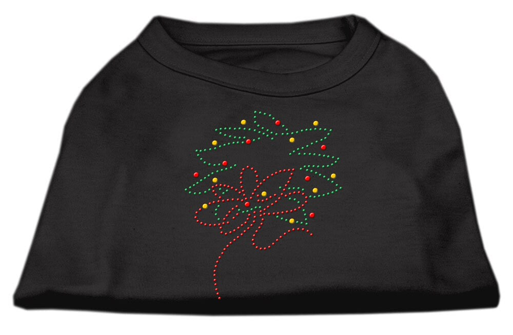 Christmas Pet Dog & Cat Shirt Rhinestone, "Christmas Wreath"