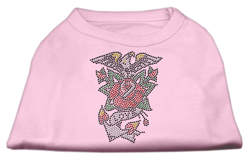 Pet Dog & Cat Shirt Rhinestone, "Eagle Rose"