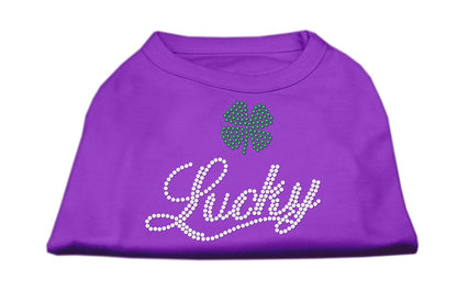 Pet Dog & Cat Shirt Rhinestone, "Lucky"