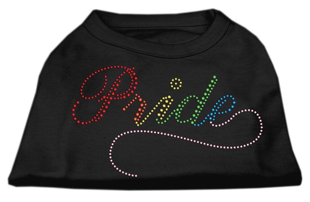 Camiseta para perros y gatos con diamantes de imitación, "Rainbow Pride"