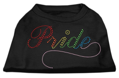 Camiseta para perros y gatos con diamantes de imitación, "Rainbow Pride"