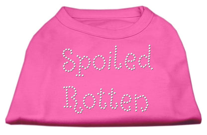 Pet Dog & Cat Shirt Rhinestone, "Spoiled Rotten"