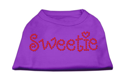 Pet Dog & Cat Shirt Rhinestone, "Sweetie"