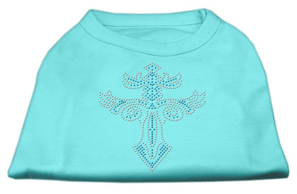 Pet Dog & Cat Shirt Rhinestone, "Warriors Cross"