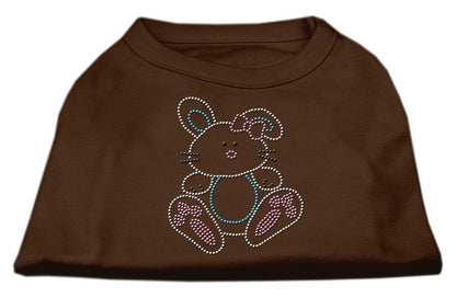 Camiseta para perros y gatos con diamantes de imitación, "Bunny"