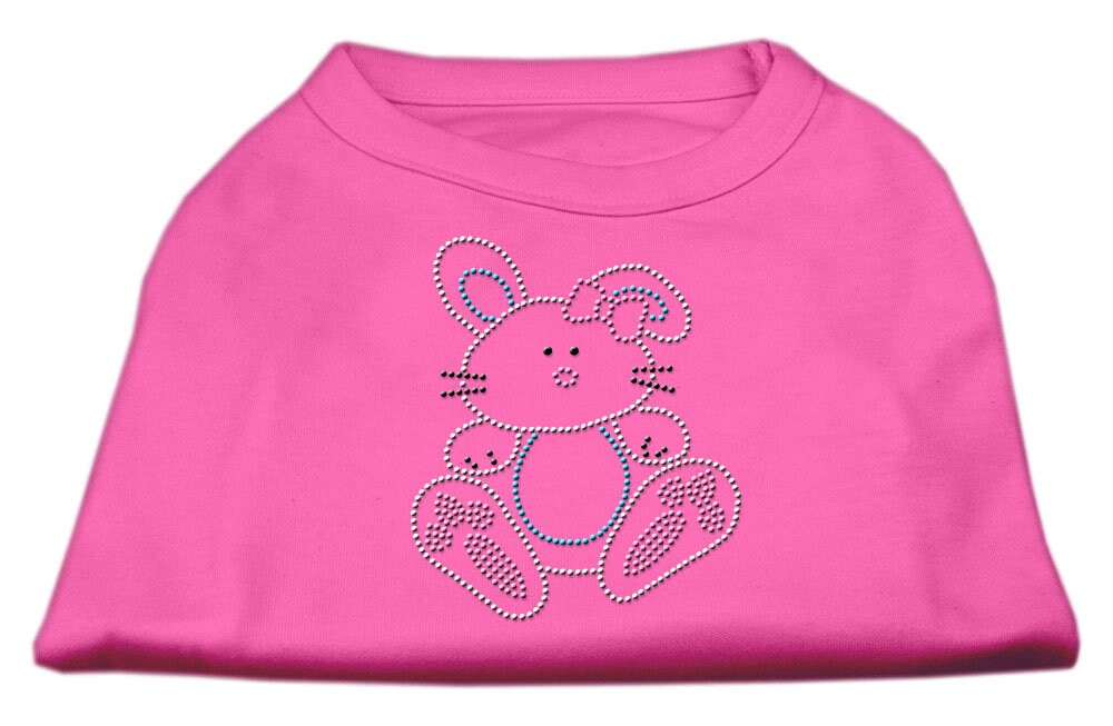 Camiseta para perros y gatos con diamantes de imitación, "Bunny"