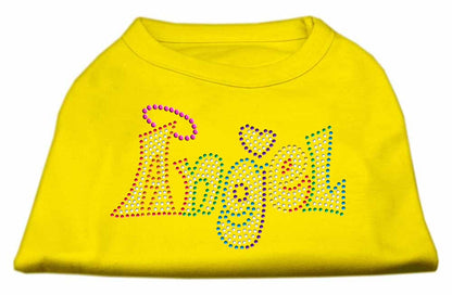 Pet Dog & Cat Shirt Rhinestone, "Technicolor Angel"